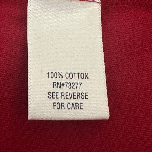 Croft & Barrow Womens Red Open Front Cardigan Size XL 100% Cotton Preppy Career - Picture 5 of 8